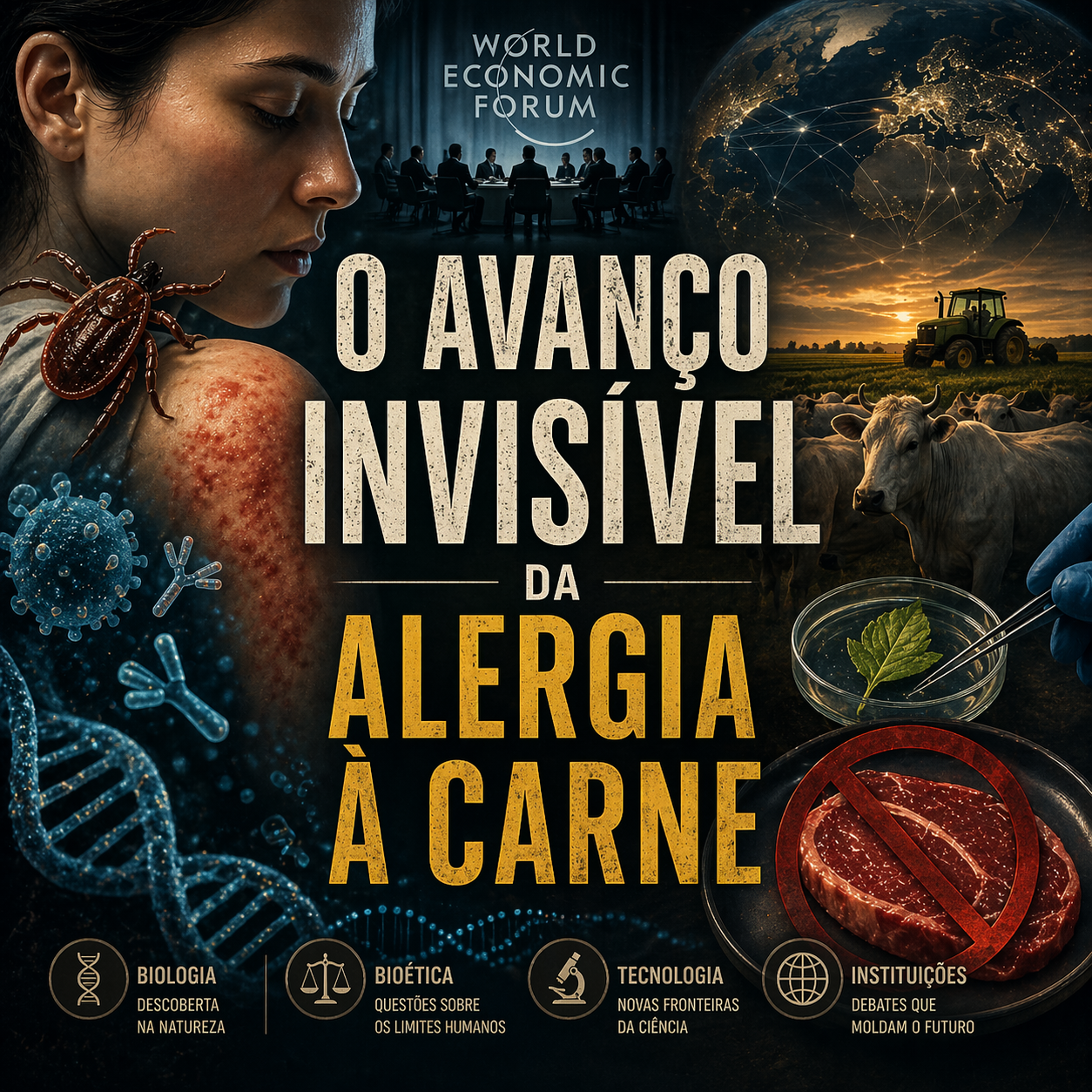 COMO A SÍNDROME ALFA-GAL ESTÁ REDEFININDO A RELAÇÃO ENTRE O CORPO HUMANO, A ALIMENTAÇÃO E O AMBIENTE