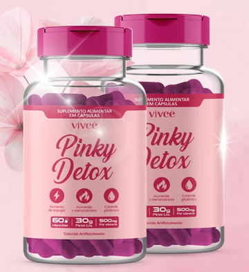 PINKY DETOX | SUPLEMENTO NATURAL PARA EMAGRECIMENTO SAUDÁVEL E SEM EFEITO SANFONA